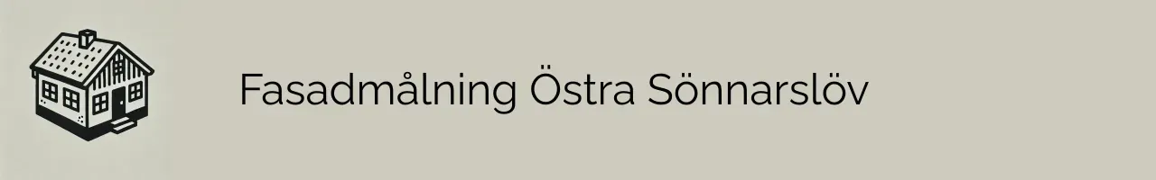 Fasadmålning Östra Sönnarslöv